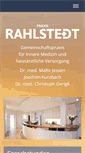Mobile Screenshot of praxis-rahlstedt.de